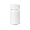 Patco Pharma White HDPE Empty Bottle For Capsules & Tablets (Pack of 50)