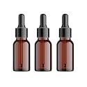 Patco Pharma 100ml Glass Amber Dropper Bottle – Premium UV-Protected Storage for Precise Liquid Dispensing Pack of 3
