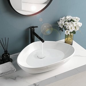 wash basin countertop  tabletop ceramic bathroom sink  wash basin over counter  wash basin for bathroom resturent living room berman 226 x 1 57 x 47 inch