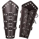Patelai 1 Pair Faux Leather Arm Bracers