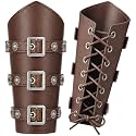 Patelai 1 Pair Faux Leather Arm Bracers