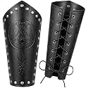 Patelai 1 Pair Faux Leather Arm Bracers