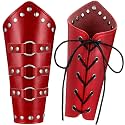Patelai 1 Pair Faux Leather Arm Bracers