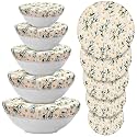 Patelai 10 Pcs Bowl Covers Reusable in 5 Size Fabric Stretch Dish Covers