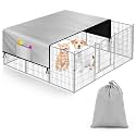 Patelai 114 x 71 Inches Heavy Duty 600d Oxford Dog Playpen Cover