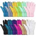 Patelai 12 Pairs Microfiber Dusting Gloves for Plants Leaf, Medium