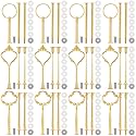 Patelai 12 Sets 3 Tiered Tray Hardware Kit,Cute,Gold