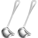 Patelai 2 Pcs Small Ladle Gravy Spoon Drizzle Spoon 1 oz Stainless Steel