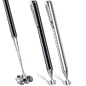 Patelai 2 Pieces Telescoping Magnetic Pick up Tool, 25 Inch,Silver, Black
