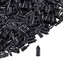 Patelai 2000 Pack Black Precision Dispensing Tip Caps for Craft & Industrial Use