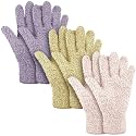 Patelai 3 Pairs Microfiber Dusting Gloves for Plants Leaf, Large
