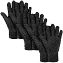 Patelai 3 Pairs Microfiber Dusting Gloves for Plants Leaf, Large