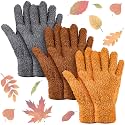 Patelai 3 Pairs Microfiber Dusting Gloves for Plants Leaf, Small
