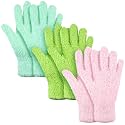 Patelai 3 Pairs Microfiber Dusting Gloves for Plants Leaf, Small