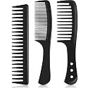 Patelai 3 Pcs Wide Tooth Detangling Hair Comb Set, Anti Static