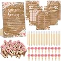 Patelai 321 Pcs Baby Shower Games Supplies, Flower