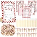 Patelai 321 Pcs Baby Shower Games Supplies, Pizza