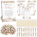 Patelai 321 Pcs Baby Shower Games Supplies, Boho Pumpkin
