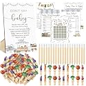 Patelai 321 Pcs Baby Shower Games Supplies, Locally Grown