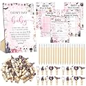 Patelai 321 Pcs Baby Shower Games Supplies, Pink Halloween