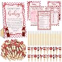 Patelai 321 Pcs Baby Shower Games Supplies, She's Ready to Pop