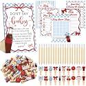 Patelai 321 Pcs Baby Shower Games Supplies, Cute