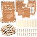 Patelai 321 Pcs Baby Shower Games Supplies, Baby