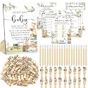Patelai 321 Pcs Storybook Baby Shower Decorations Games Supplies, 50 Guests