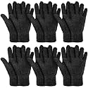 Patelai 6 Pairs Microfiber Dusting Gloves for Plants Leaf, Medium