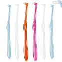 Patelai 6 Pcs End Tuft Toothbrush, Single Tufted Toothbrush