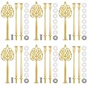Patelai 6 Sets 3 Tiered Tray Hardware Kit,Vintage,Gold