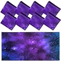 Patelai 8 Pack Fluorescent Light Covers for Classroom Ceiling 4 x 2 Feet Magnetic Light Covers Filter for Office School Drop Ceiling Supplies(Galaxy Style)