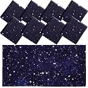 Patelai 8 Pack Fluorescent Light Covers for Classroom Ceiling 4 x 2 Feet Magnetic Light Covers Filter for Office School Drop Ceiling Supplies(Starry Style)