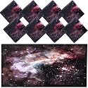 Patelai 8 Pack Fluorescent Light Covers for Classroom Ceiling 4 x 2 Feet Magnetic Light Covers Filter for Office School Drop Ceiling Supplies(Star Cluster)