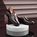 WUGATTI Patent Leather Slip-On Trendy Stylish Comfortable