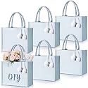 Paterr 6 Pack Bridesmaid Canvas Tote Bags DIY Blank