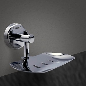 stainless steel bathroom soap holder  soap stand for bathroom  soap dish for bathroom accessories chrome pack of 2