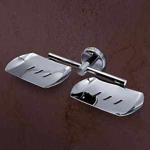 stainless steel wall mounted bathroom soap holder - rust-proof space-saving design for bathroom amp kitchen long lasting chrome pack of 1