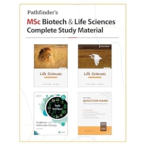 pathfinder academy msc biotechnology amp life sciences entrance exam combo set