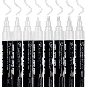 white erasable liquid chalk marker pens bold for windows glass blackboard stickertpack of 8