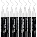 White Erasable Liquid Chalk Marker Pens Bold For Windows, Glass, Blackboard, Stickert(Pack Of 8)