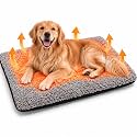 PatiencET Self Warming Cat Bed for Indoor Cats 24'' x 36'' - Cozy Fleece Heating Pad, Non-Electric Thermal Mat for Small Pets, Washable Soft Cushion for Winter Comfort and Warmth Grey