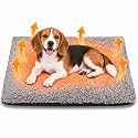 PatiencET Self Warming Cat Bed for Indoor Cats 18'' x 24'' - Cozy Fleece Heating Pad, Non-Electric Thermal Mat for Small Pets, Washable Soft Cushion for Winter Comfort and Warmth Grey