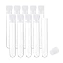 PATIKIL 0.5x3" Plastic Sewing Needle Storage Holder Clear 10 Pack