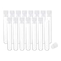 PATIKIL 0.5x3" Plastic Sewing Needle Storage Holder, 15 Pack Portable Embroidery Needle Pin Toothpick Storage Tubes Cases Box for Craft Knitting, Clear