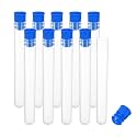 PATIKIL 0.5x4" Plastic Sewing Needle Storage Holder Blue 10 Pack