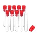 PATIKIL 0.6x2.4" Plastic Sewing Needle Storage Holder Red 10 Pcs