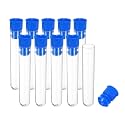 PATIKIL 0.6x2.4" Plastic Sewing Needle Storage Holder Blue 10 Pcs