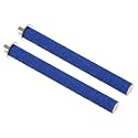 PATIKIL 0.8x7.8 Inch Bird Cage Perch, 2 Pack Parrot Stand Paw Grinding Stick Bird for Parakeet Cockatiel Cage Accessories, Blue