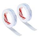 PATIKIL 1" W x 3/64" T x 16.4Ft EVA Single Sided Foam Tape, 2Pcs Multipurpose Sealing Strip Foam Waterproof Weather Stripping Foam Sealing Foam Strips with Adhesive for Door, White